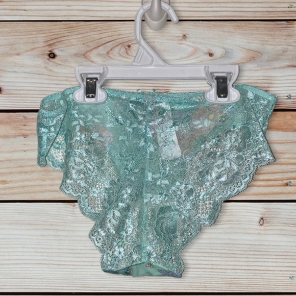 Sexy blue Panty with lace small - Picture 4 of 4